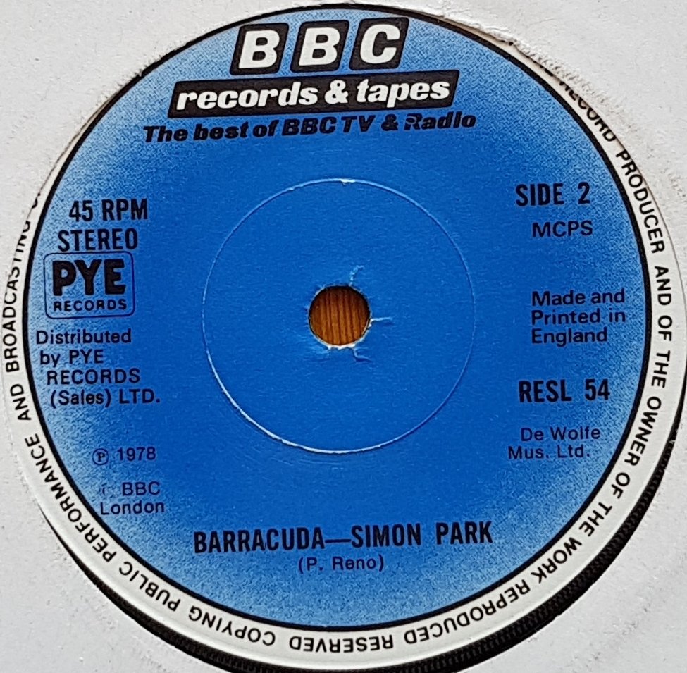 RESL 54 Hobby horse Simon Park from the BBC records and Tapes library Label